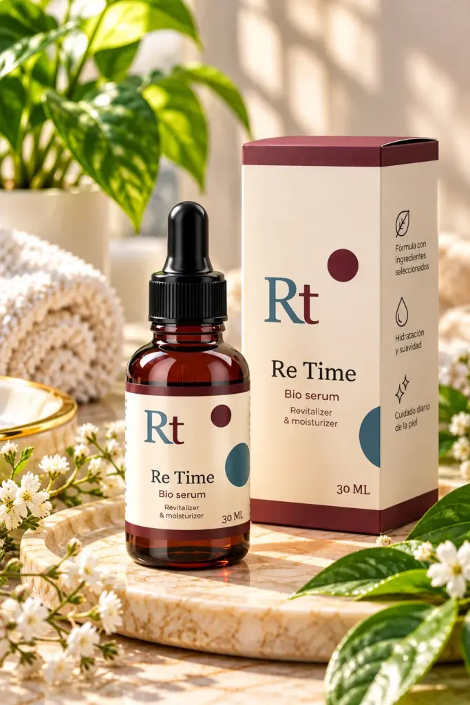ReTime Serum México: sérum facial de 30 ml con su envase